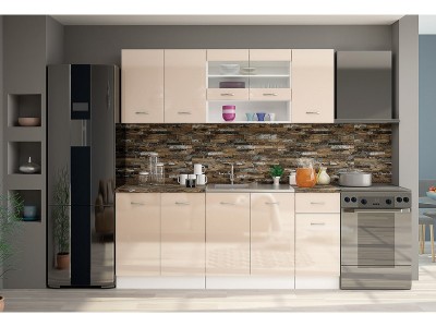 Κουζίνα Alis 7 (κρέμα στιλπνό)